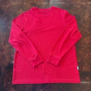 Kids Red Long-Sleeve Thermal Tee